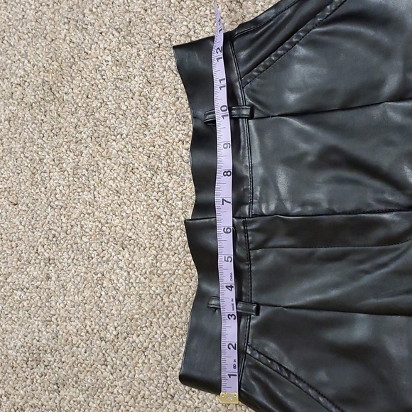 Lichi faux leather shorts. NWOT - Picture 8 of 9
